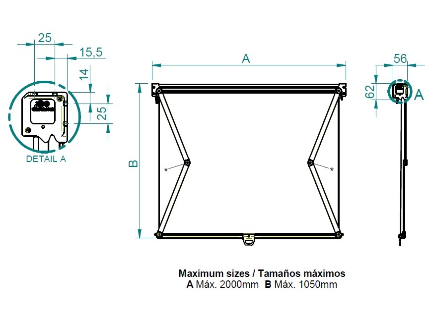 Dimensions Pantrografic Manual